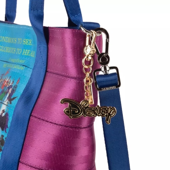 Disney Harveys Sleeping Beauty Maleficent Movie Poster Seatbelt Tote Bag - NEW - Picture 3 of 4